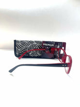 Foster Grant premium reading glasses simply Spec Kinsey black red color +3.25